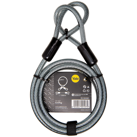 Yale 1060548 - stalen kabel 220cm | 2 stuks