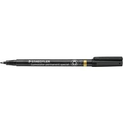 Staedtler viltstift lumocolor 319 special permanent f zwart - 10 stuks