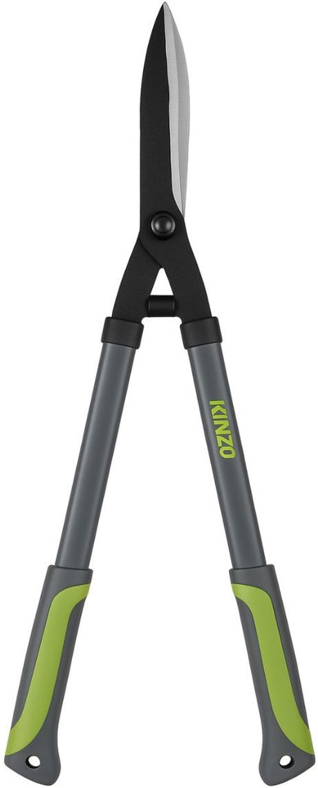 Kinzo heggenschaar 65 cm met non-stick coating - snoeischaar heg voor onderhoud van heggen en struiken - hand heggenschaar - tuinschaar - struikschaar