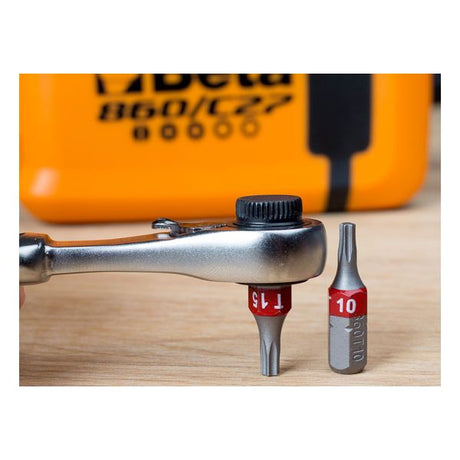 Beta Ratelsleutel Tools 860 C27 met schroefbitset 27 delig in box