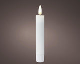 Lumineo dinerkaarsset led vlam 16cm wit 2-delig