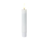 Lumineo dinerkaarsset led vlam 16cm wit 2-delig