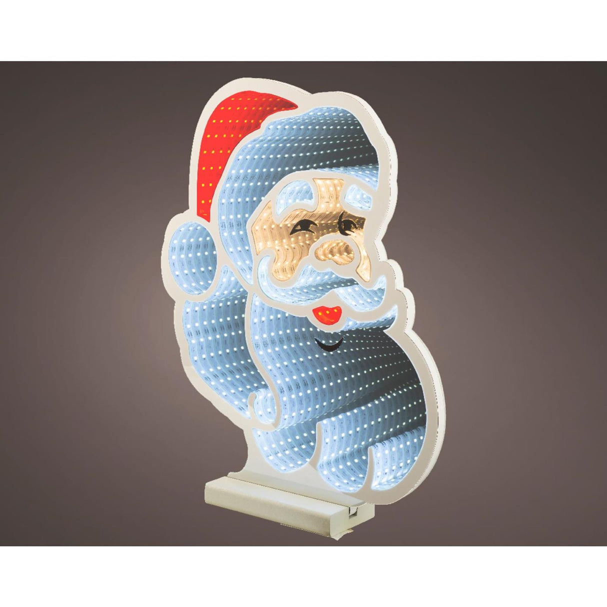 Lumineo infinity lights kerstman 28x30x30cm