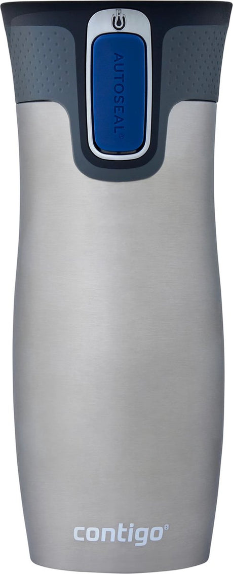 Contigo west loop autoseal thermosbeker, isoleerbeker, 470 ml - stainless steel