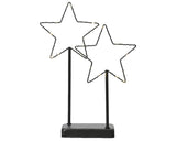 Lumineo ster led op standaard metaal h34cm