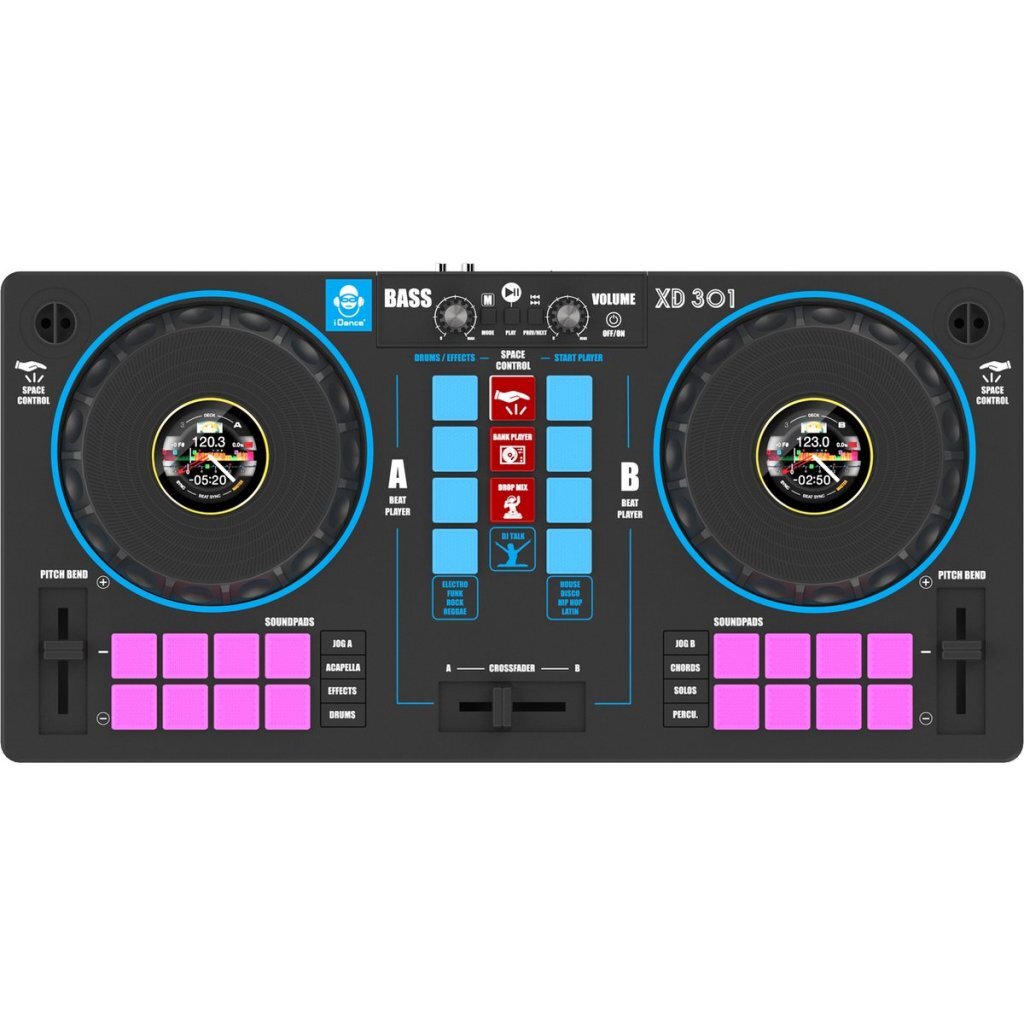 IDance IDance XD 301 DJ Mixer met 2 Speakers