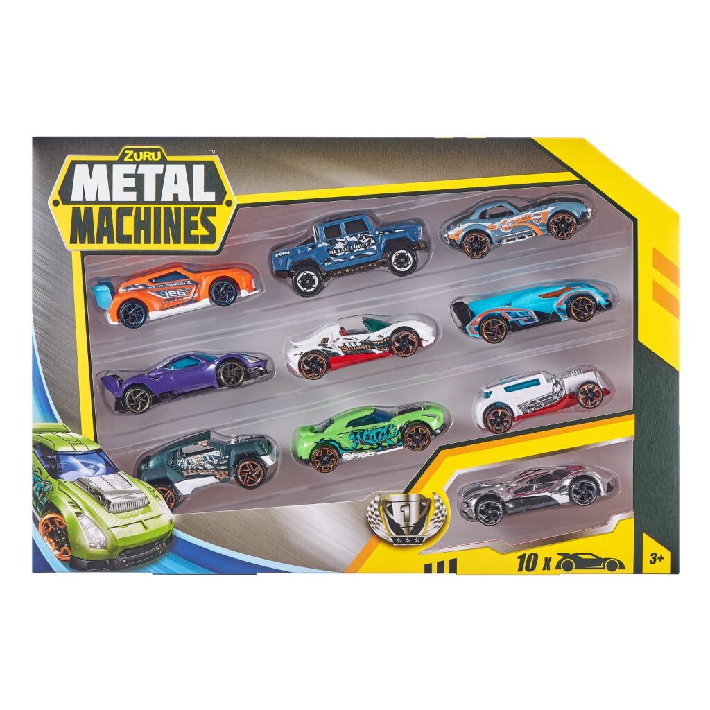 Zuru metal machines die-cast auto's 10 stuks