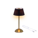 Lumineo led tafellamp oplaadbaar zwart h30,5cm