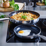 Greenpan geneva koekenpan 28 cm rvs zwart
