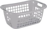 Sunware basic wasmand laag grijs 55x38x22,5cm