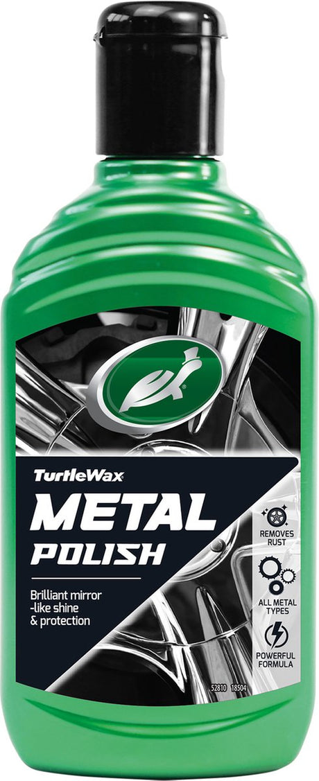Turtle wax gl metal polish - de alles in één oplossing voor alle metalen oppervlakken - verwijdert oxidatie en vuil - herstelt metalen en chroomoppervlakken - brengt een beschermende laag aan - 300ml