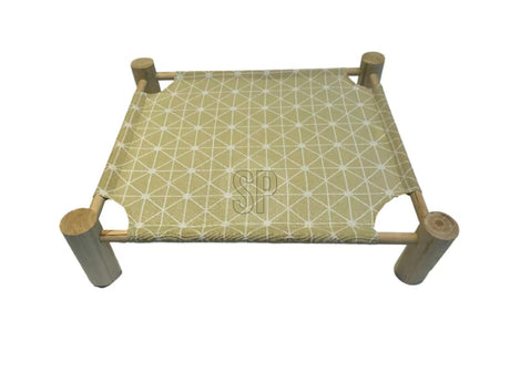 Pets collection dierenbed met hout onderstel