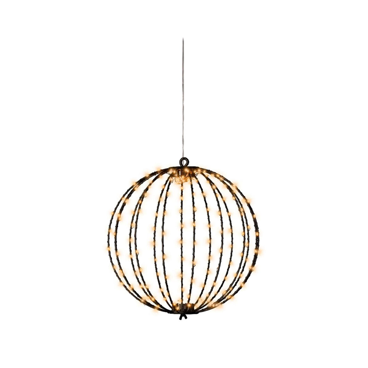 Lumineo lichtbol 192led metaal met timer ø28cm