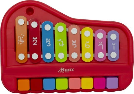Intro music xylofoon met piano rood