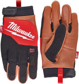 Milwaukee accessoires hybrid lederen werkhandschoenen - l 9 | 1 paar - 4932471913
