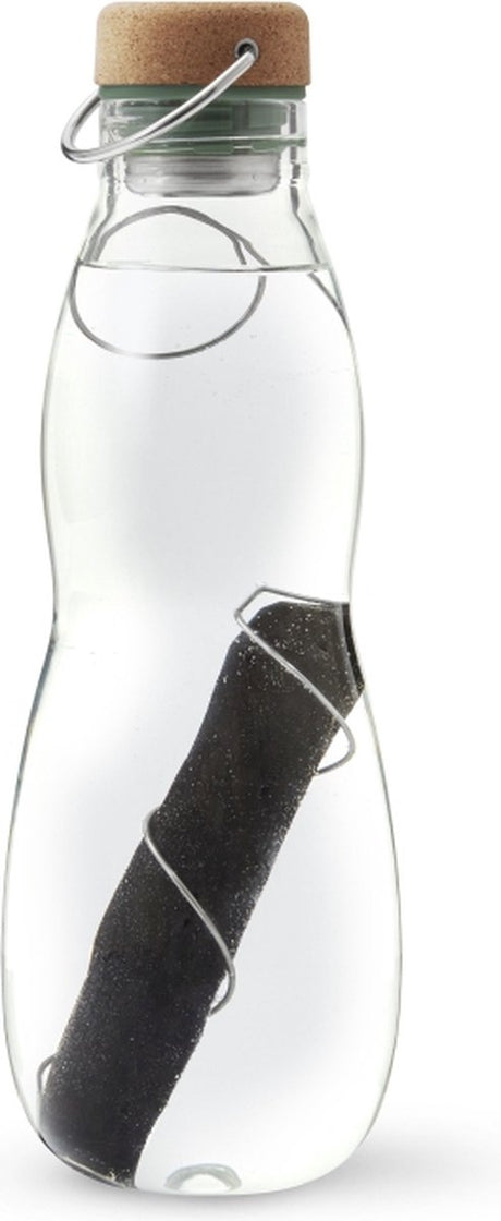 Black blum black+blum eau good glazen waterfles - 650ml - groen