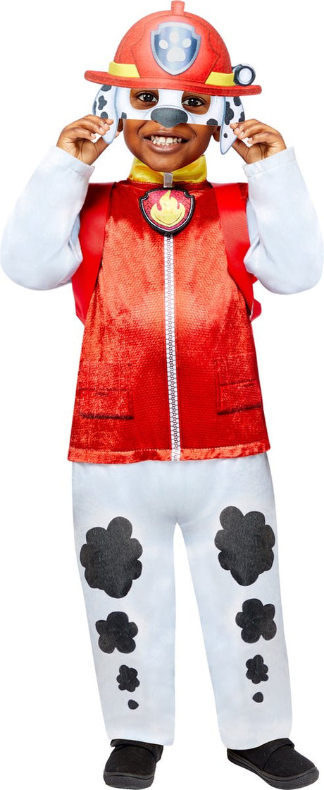 Paw patrol - verkleedkleding - marshall - kinderen - 110 (4-6 jaar) - luxe