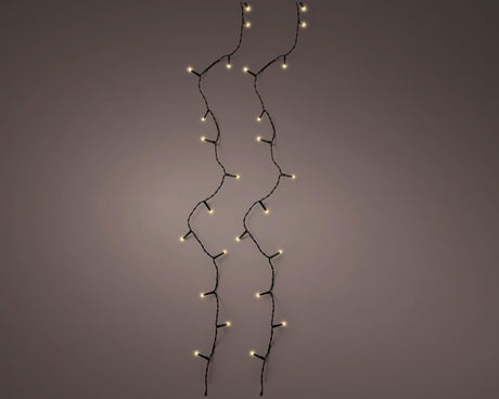 Lumineo kerstverlichting basic 120led outdoor 9m champagne (zacht goud)