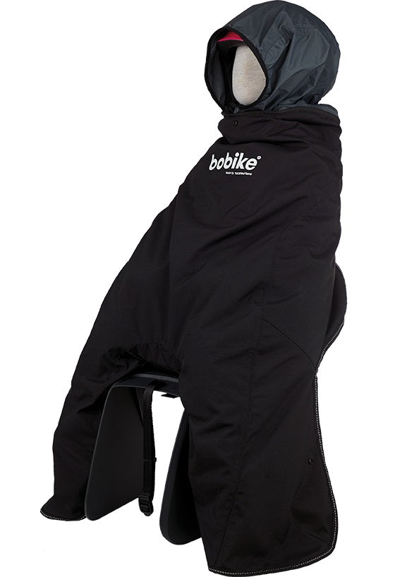 Bobike Regenponcho maxi zwart