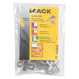 Mack 1071157 - 2 inboorscharnieren slide on 26mm 110° opliggende deur | 5 stuks