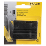 Mack 1071163 - 4 smalle scharnieren zwart h 51 x b 32 mm | 5 stuks