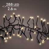 Lumineo kerstverlichting cluster 288led softgold