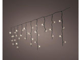 Lumineo led verlichting icicle 11 meter- 259led warmwit twinkel