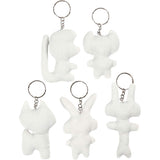 Creativ company https: www.cchobby.nl figuren-van-textiel-met-sleutelhanger-h-6-10-cm-5-stuk-1-doos