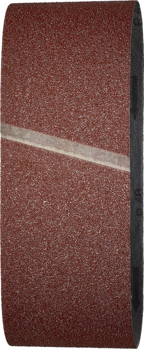 Wolfcraft - schuurbanden voor bandschuurmachine - korrel 60 - 6 stuks - 76 x 457 mm - schuurpapier rollen - schuurrollen - schuurband - 3112000