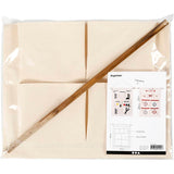 Creativ company https: www.cchobby.nl hangende-organiser-h-46-cm-b-34-cm-licht-naturel-1-stuk