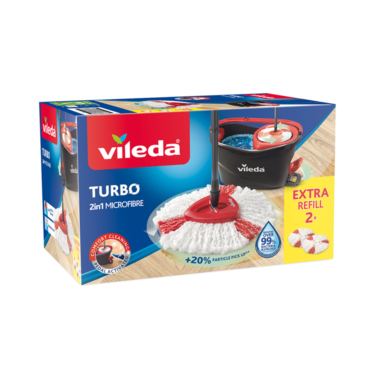 Vileda 1052218 - ew c turbo 1 syst + 2 verv. | 1 stuks