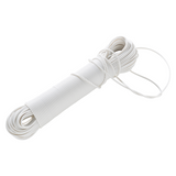 Mack 1072121 - waslijndraad pp wit streng 3mm 60m met staaldraad kern | 5 stuks
