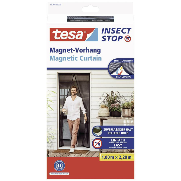 Tesa 1074287 - is magnetic curtain anthracit | 1 stuks
