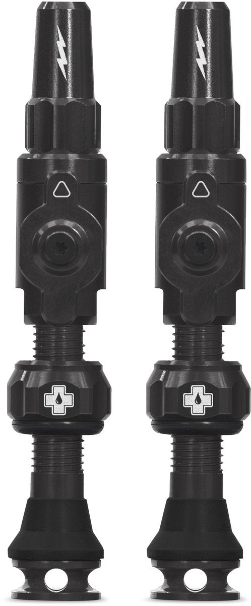Muc--off muc-off tubeless ventiel big bore lite medium black franse presta ventiel 35mm
