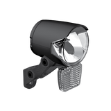Koplamp Herrmans H-Black MR4 dynamo - aan uit functie - met houder - 100 120 lumen
