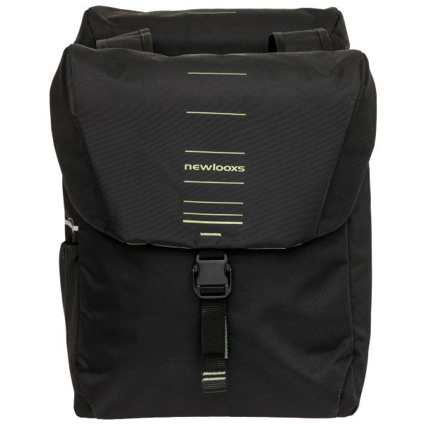 Newlooxs tas new looxs vigo dubbel | zwart groen | 40l