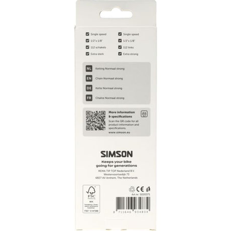 Simson ketting normaal strong