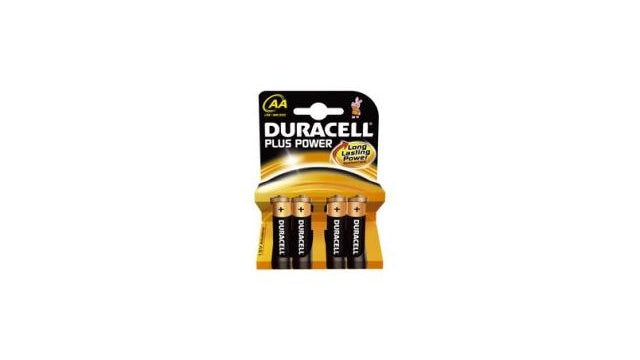 Duracell mn1500p4+power batterij lr6 aa plus