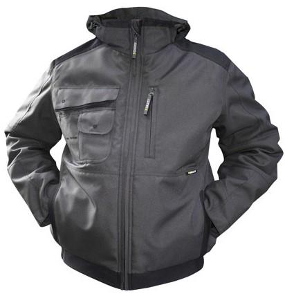 Dassy winterjas austin grijs zwart xl