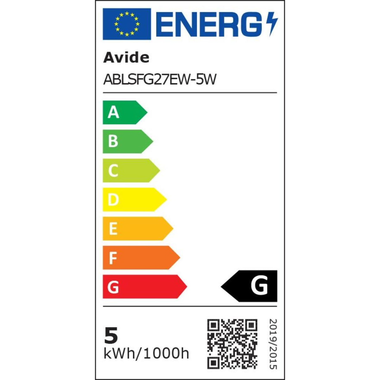 Avide led soft filament globe 4.5w e27