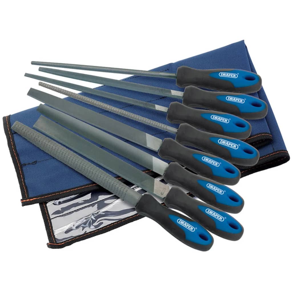 Draper tools draper tools vijlen en raspen set 8-delig 200 mm 44961