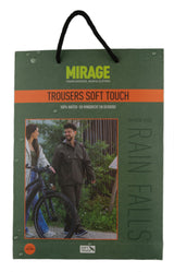 Mirage regenbroek rainfall trouser soft touch - maat m - earl grey