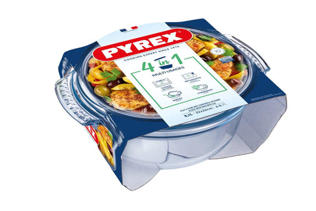 Pyrex dekschaal 3,75l rond classic