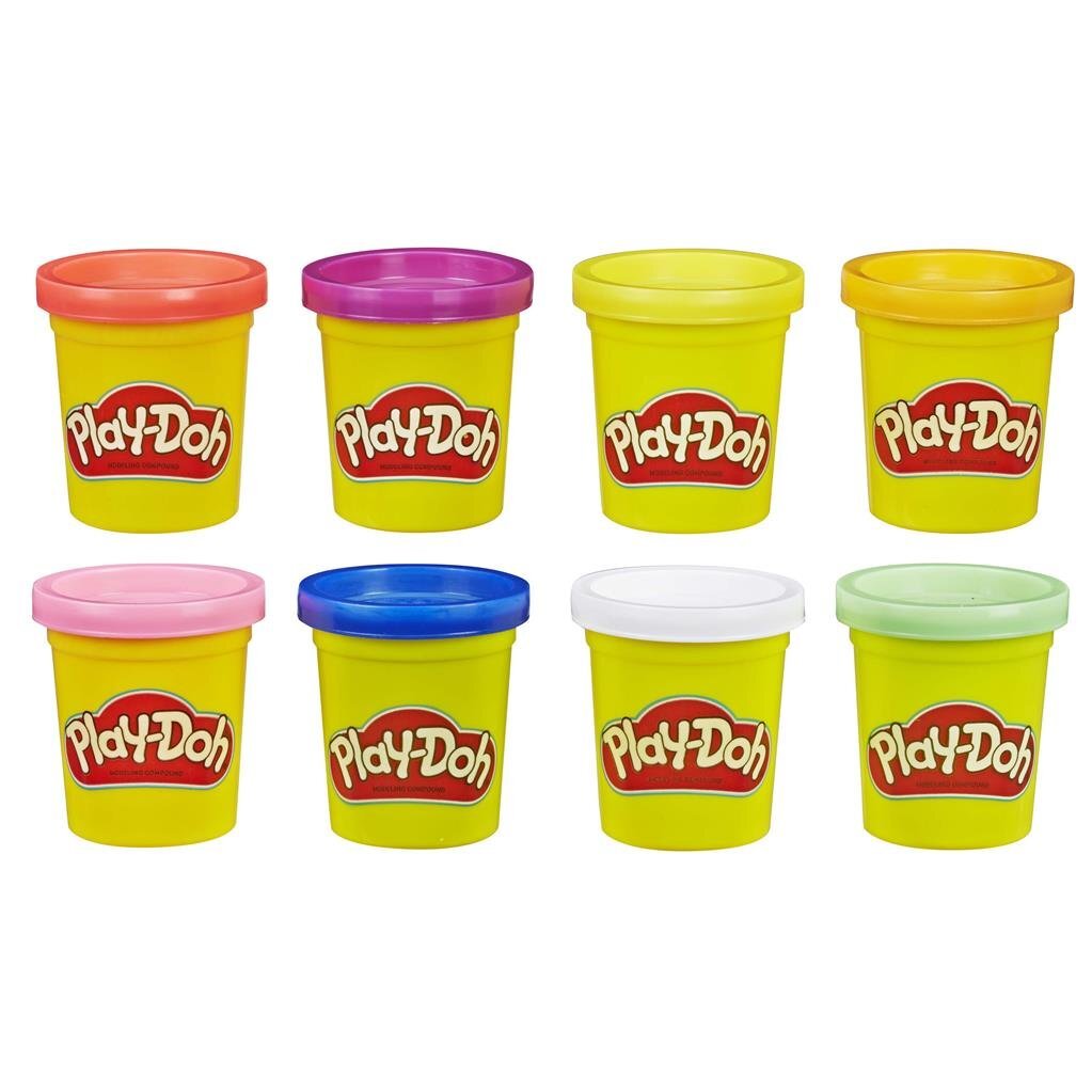 Play-doh regenboog kleuren 8 potjes klei