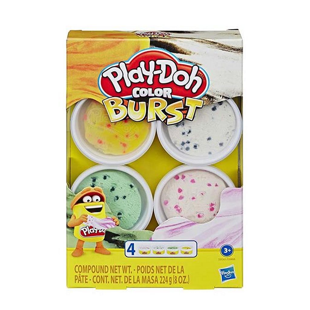 Play-Doh Kleuren Explosie met 4 Potjes Klei