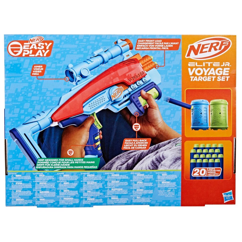 Hasbro nerf junior elite voyage target set + 20 darts