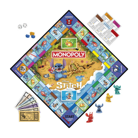 Hasbro monopoly stitch - nederlandse editie - gezelschapsspel
