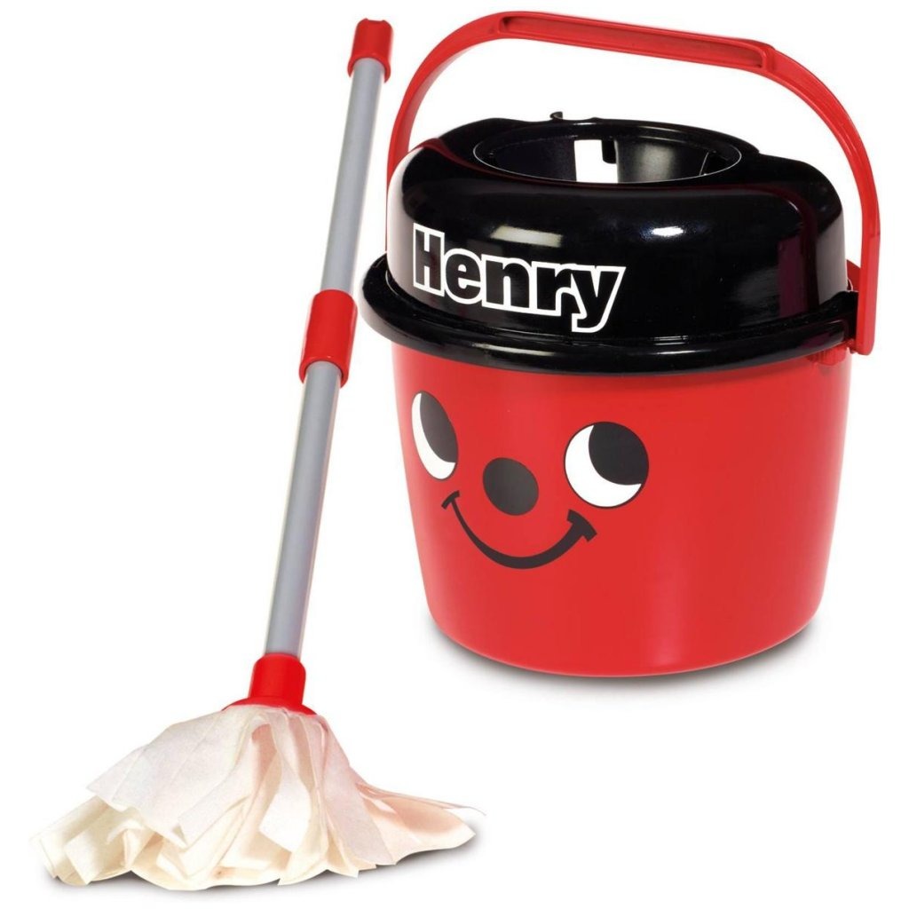 Basic Numatic Little Helper Little Henry Mop en Emmer Rood