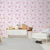 Noordwand Noordwand Behang @ Home Butterfly roze