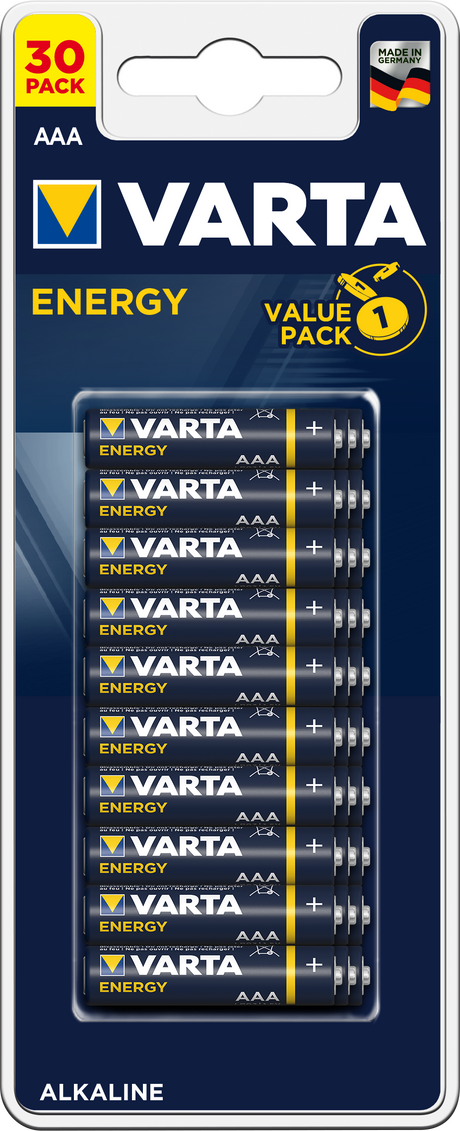 Varta batterij energy aaa lr03 blister (30)